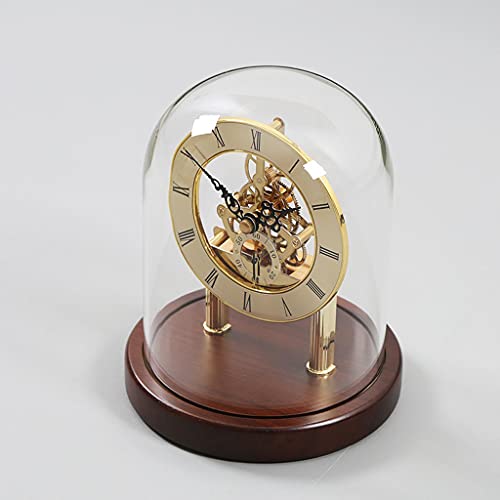 Reloj de mesa pequeño minimalista y moderno adorno para mueble del hogar 5