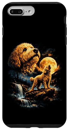 Golden Doodle �� �n�E�����O �� �t�@���^�W�[ �t�H���X�g �r�� �X�}�z�P�[�X iPhone 7 Plus/8 Plus �p