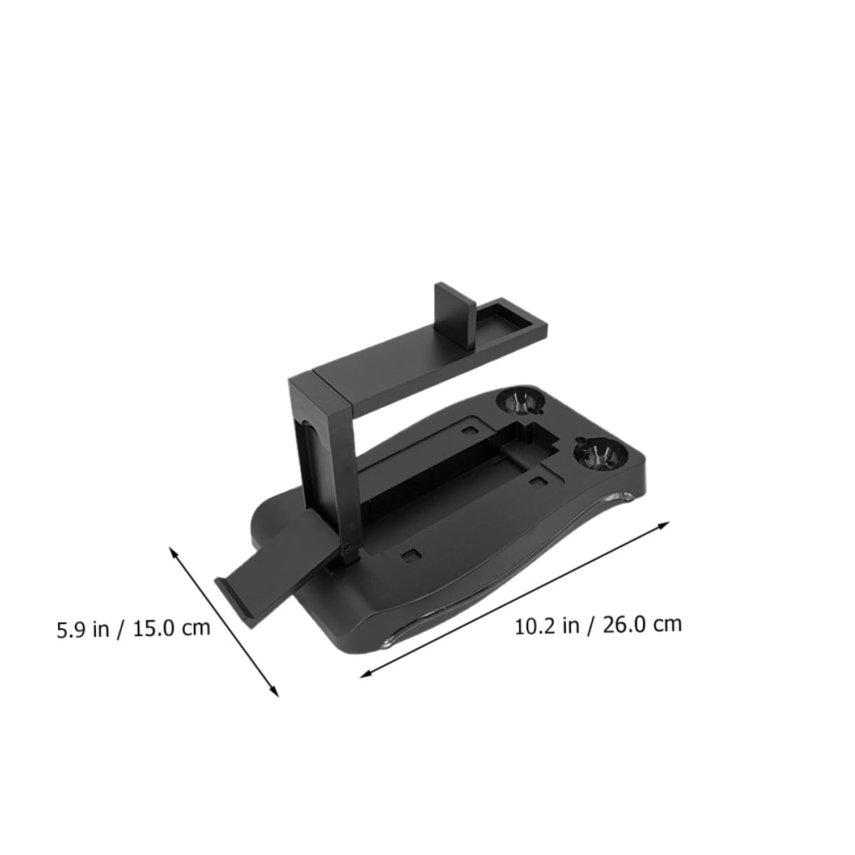 Supporto di Ricarica per Controller Vr in Abs Nero Funzione di Ricarica e Organizer per Console da Gioco Vr per Gaming