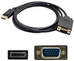 AddOn 3ft (1M) Displayport to VGA Black Adapter - M/M - DisplayPort/VGA for Video Device - 3 ft - DisplayPort Male Digital Audio/Video - HD-15 Male VGA - Black - DISPORT2VGAMM3B