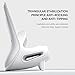 Portable Mini Chair Wire Less Charger, 15W Multifunctional Wire Less Charging Station, Phone Charger Stand Fast Cooling Fan & Speaker, for All Phones (White)