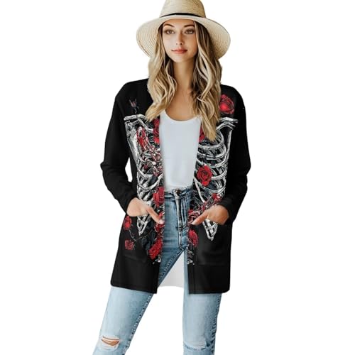 Image of Cardigan for Women Long Sweater Open Front Sweaters Fashion Lightweight Cardigans with Pockets