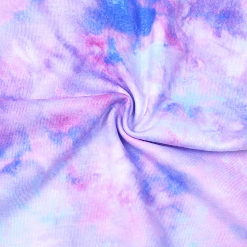 Image of Perfashion Girls Flutter /Long Sleeve Cotton T-Shirts Side Drawstring Tunic Blouse Round Neck Casual Tops for 4-13Years