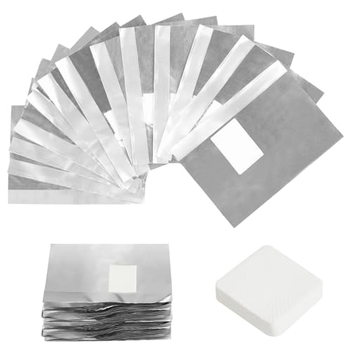 LOPHE 200 Pcs Papillotes en Aluminium et 100 Pcs...