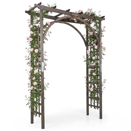 Giantex 85in Garden Arch Trellis