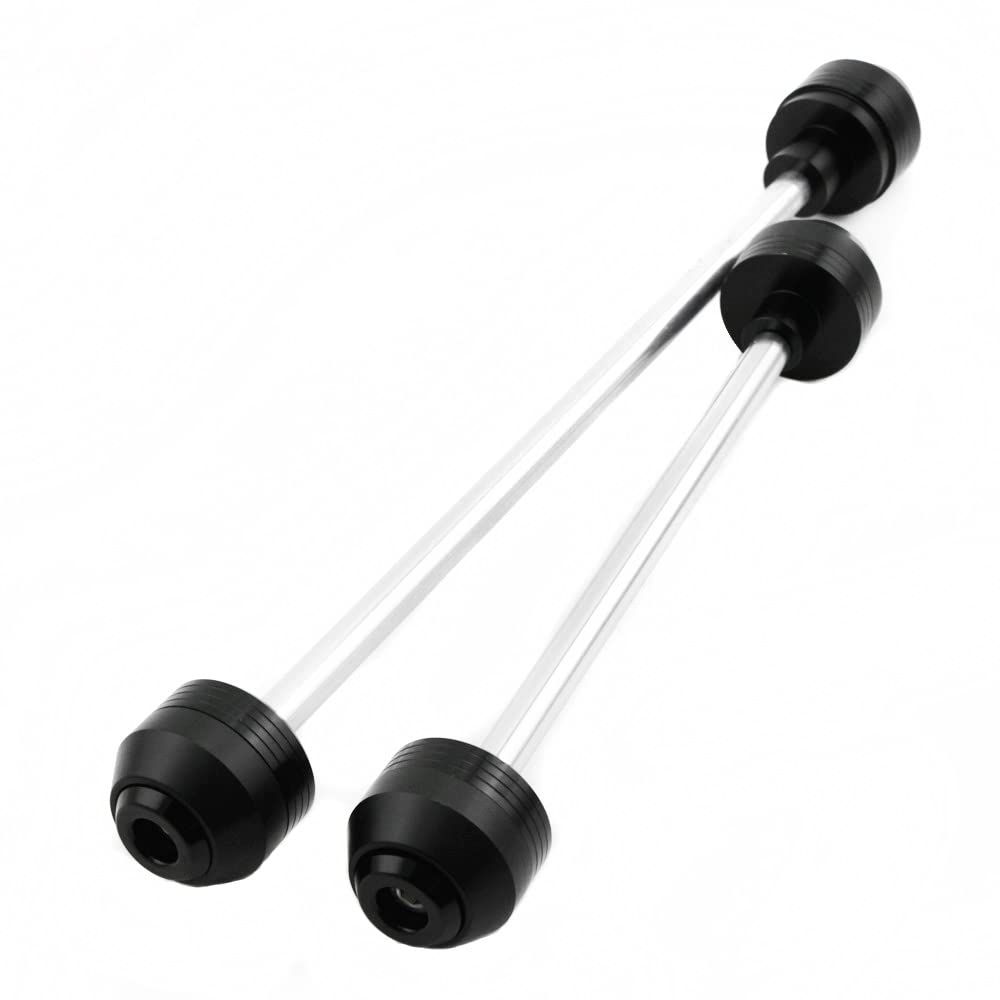 Crash Protector Frame Slider Compatible With RSV4 RSV4R TUONO V4 V4R RSV1000 MILLE Front Rear Wheel Axle Fork Swing Arm Crashing Pad CNC Aluminum (Black,Tuono V4 /V4R 2019-2021)