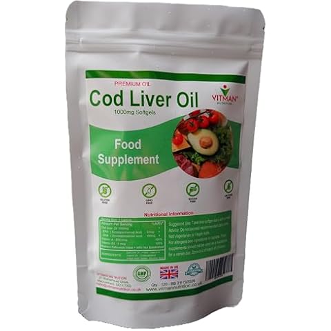 Cod Liver Oil 1000mg 120 Capsules Cover