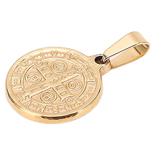 Medalla de San Benito de Acero Inoxidable Resistente