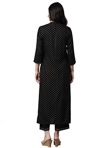 Image of INDO ERA Women's Viscose Rayon Quirky Straight Kurta(IE17KT5MR1852)