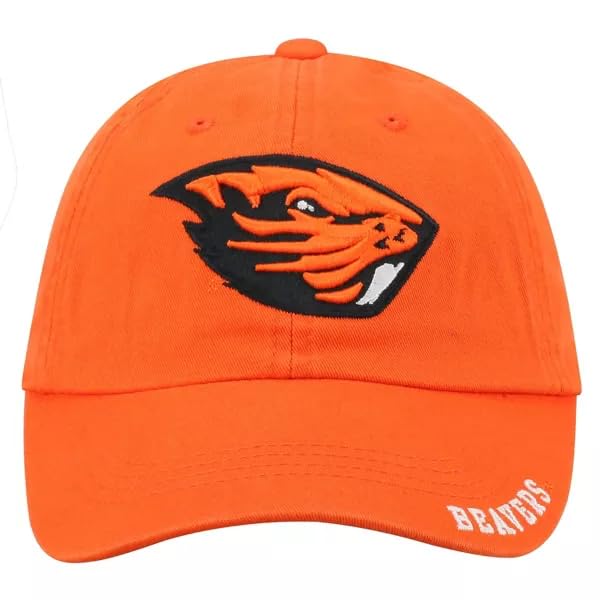 Gorra clásica ajustable con logo bordado naranja miniatura 2