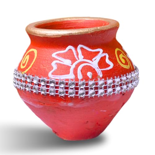 Best Janmashtami Decorations from Amazon India 83 Small Traditional Govardhan Pooja Matki Decoration Handcrafted So...