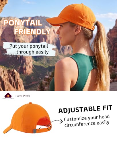 Image of Home Prefer Reflective Water Repellent Quick Dry Airy UPF50+ Sun Hat for Men Women Outdoor Sports Baseball Caps Unisex