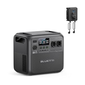 BLUETTI Powerstation Elite 200 V2 mit 800W Balco Transfer Hub, 2073,6Wh Solargenerator mit 4×2600W AC-Steckdosen, LFP-Akku mit 17 Jahren Lebensdauer, Notstromversorgung für Camping & Stromausfälle