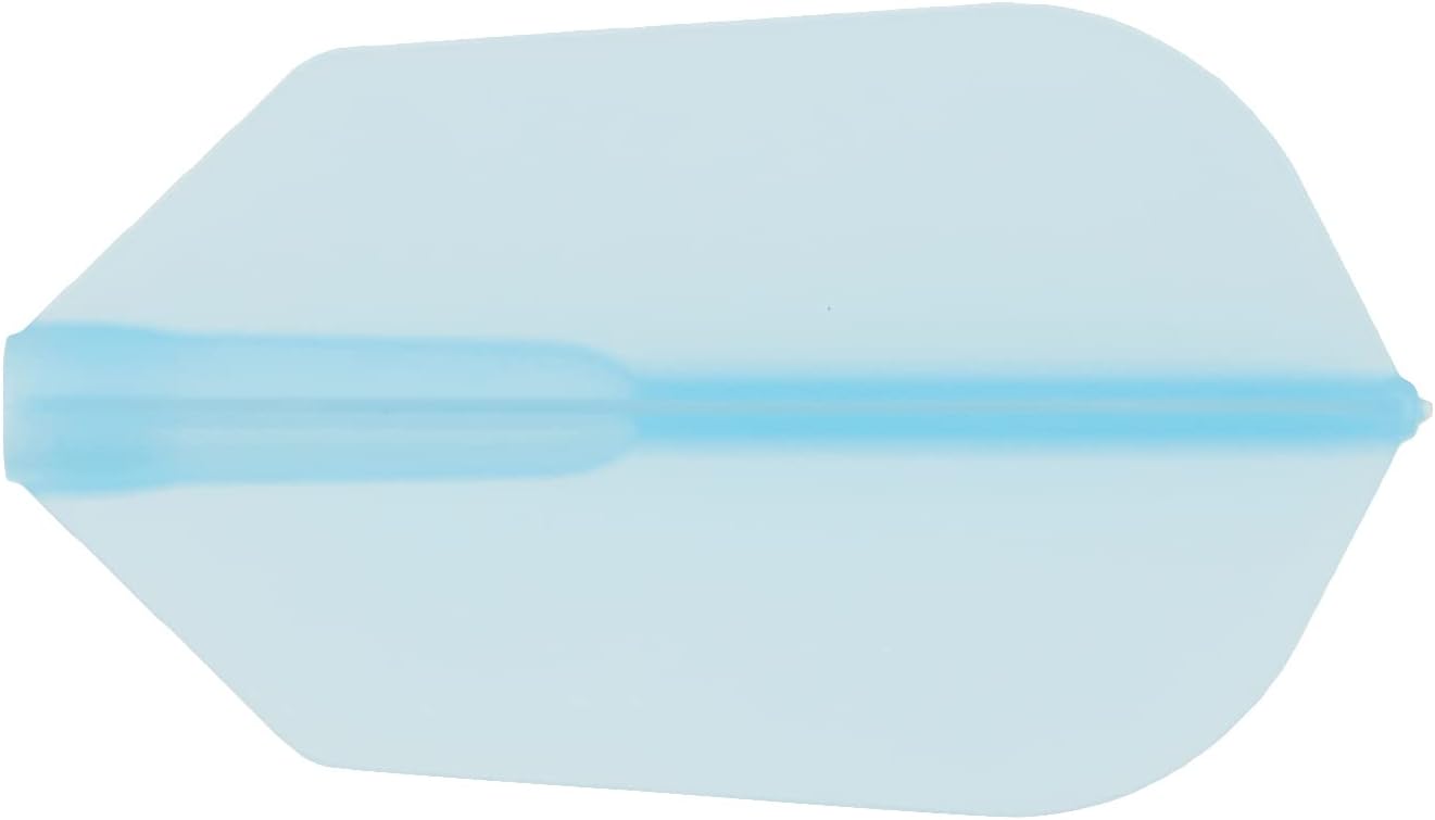 Fit Flight (Cosmo Darts) Cosmo Darts 6 Pack Fit Flight - Slim Dart Flight (Light Blue)