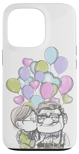 Coque iPhone 13 Pro Disney Pixar Là-haut motif Carl et Ellie