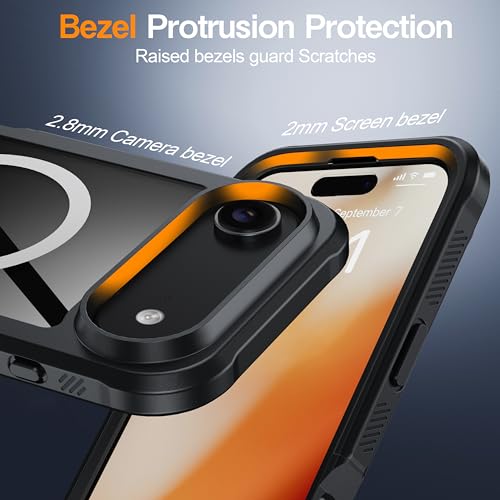 Coque pour iPhone Air intégrale noire premium compatible MagSafe - 4