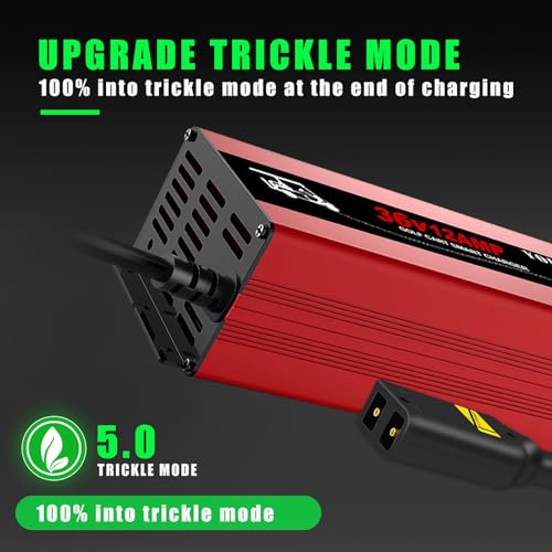 Yourheey 36 Volt Golf Cart Battery Charger For Ezgo Txt With D Style Plug,12 Amp Smart Trickle Charge,Replace Ezgo Charger 36 Volt,6-8H Full Charge Portable Golf Cart Charger For Lead Acid Battery thumb #2