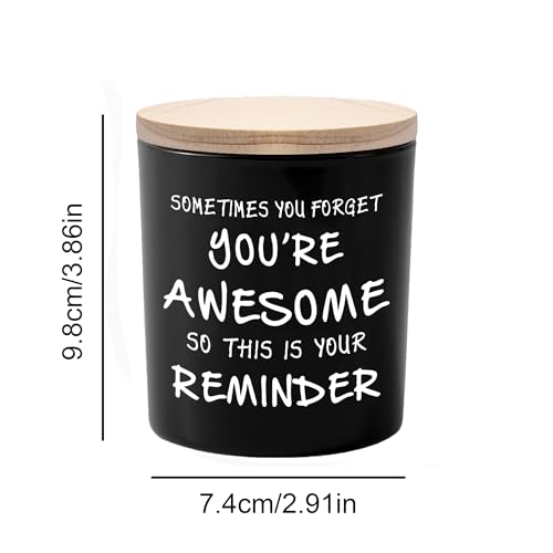 BFJLIFE Candles Gifts for Men Unique Valentines Fathers Day Christmas Anniversary Birthday Gifts for Him Brother Boyfriend Husband Stocking Stuffers for Men Novelty Sandalwood Scented Soy Candle - Image 4