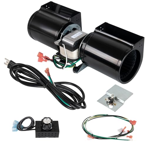 Sfneer GFK-160A GFK-160 Fireplace Blower Fan Kit for Heat-N-Glo, Hearth and Home, Quadra Fire, GTI, Heatilator, Majestic, Superior, Monessen, Vermont Castings Fireplace Blower