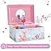 Jewelkeeper Girl's Musical Jewelry Storage Box with Spinning Owls, Woodland Design, Twinkle Twinkle Little Star Tune