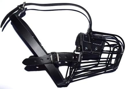 L&J Pets UkSTRONG Wire Metal muzzle Basket Dog German Shepherd, Labrador & other