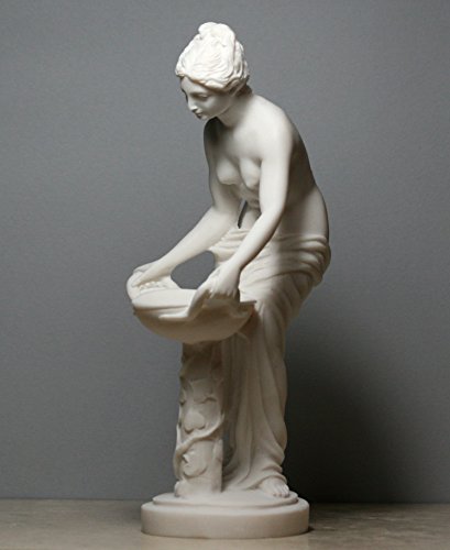 Hestia Vesta Goddess Of Home Family Architecture Alabaster Statue Sculpture 9 Inches #TOP5