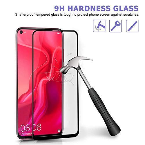 Image of DD SON Tempered Glass Screen Protector Compatible for HONOR View 20 /NOVA 4 (11D) with Edge to Edge Coverage and Easy Installation kit
