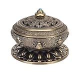 PIÈCE DÉCORATIVE ARTISTIQUE : Le brûle-encens népalais en bois de santal est magnifiquement conçu comme s'il s'agissait d'une œuvre d'art. Il peut être une pièce décorative exquise pour la table de votre salon de thé, ajoutant une atmosphère classique et mystérieuse à votre espace. En plus d'être une pièce décorative, il peut également être utilisé comme brûle-encens à des fins religieuses ou de méditation, vous permettant ainsi d'entrer dans un espace spirituel paisible.