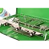 Flame King YSNBBQ-136M 3-Burner Portable Camping Stove Grill w/Toast Tray, Great for Outdoor Cooking, Backpacking, Hiking, Emergency, Compatible with 1LB Propane Gas Bottle