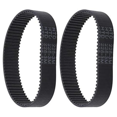 2 Correas Dentadas de Goma HTD 225mm Cover