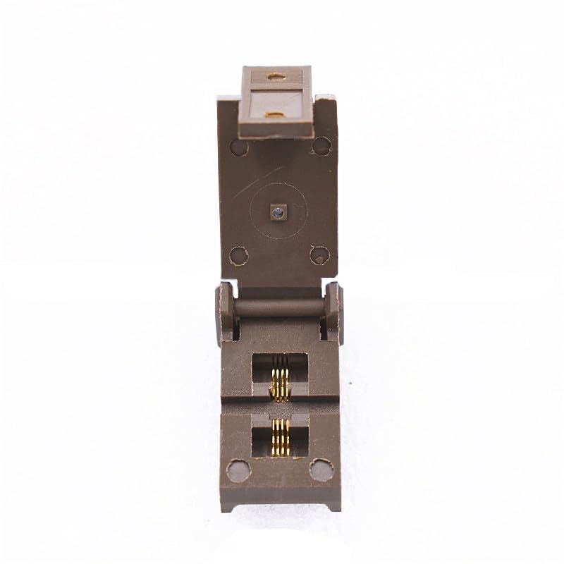 Wiring Connecting Terminals - DFN8 WSON8 QFN8 Programming Socket Pin Pitch 0.5mm IC Body Size 2 * 3mm Clamshell Test Socket ZIF Adapter Kelivn Socket - (Color: Burn in Socket)