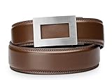 KORE Men’s Track Belt | “Icon” Stainless Steel Buckle & Full-Grain Leather Belt
