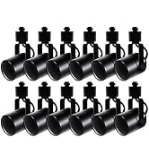 Bravsekai GU10 LED Track Lighting Heads, No Bulbs H Type Track Light Heads 12PCS Indoor Ceiling S...
