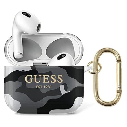 Guess GUA3UCAMG Housse de Protection pour AirPods 3 Noir