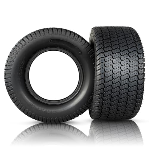 PROPARTS 24x9.50-12 Lawn Mower Tires - 4PR 24x9.5-12 Tires for Garden & Tractor, 1380lbs Capacity, Fits Grass Mud Hilly Terrain, Set of 2