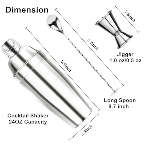 Ohtomber OH-OH031A 24Oz Cocktail Shaker Set thumb #1