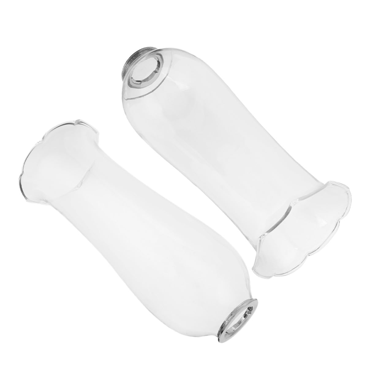 Manchon de protection en verre coupe-vent pour bougie lanterne chic de patio lot de 2
