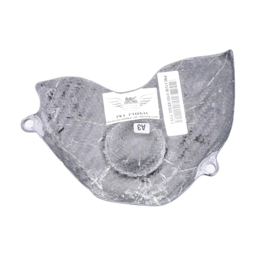 Image of 100% Real 3K Carbon Fiber Sprocket Cover Fit for Honda 2007-2026 CBR600RR CBR 600RR Glossy Twill Weave nt01