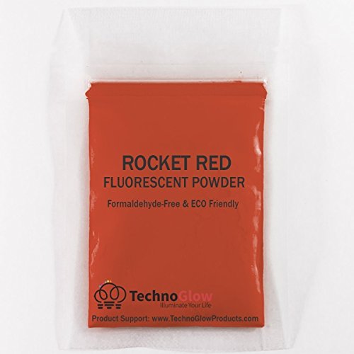 Fluorescent UV Powder Pigment – 16 oz, Red Rocket