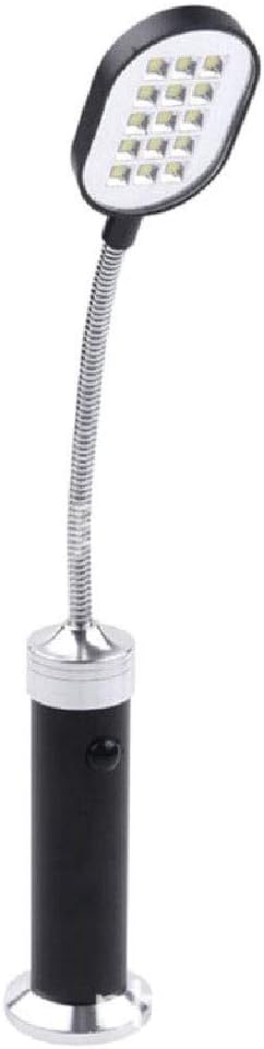 Book Light Bed Reading Lights Flexible Adjustable Long Arm Magnetic Base Hands Working Lamp Tent Flashlight (Color : B) (C)