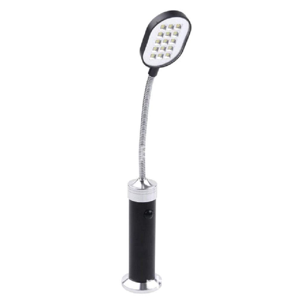 Book Light Lampki do czytania w łóżku Elastyczne regulowane długie ramię Podstawa magnetyczna Ręce Lampa robocza Latarka namiotowa (kolor: D)