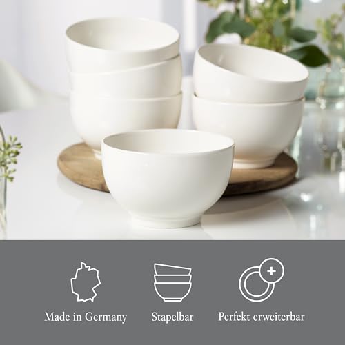 Vivo Villeroy & Boch - Basic White Schalen Set 6 Personen Weiß – Ansicht 4