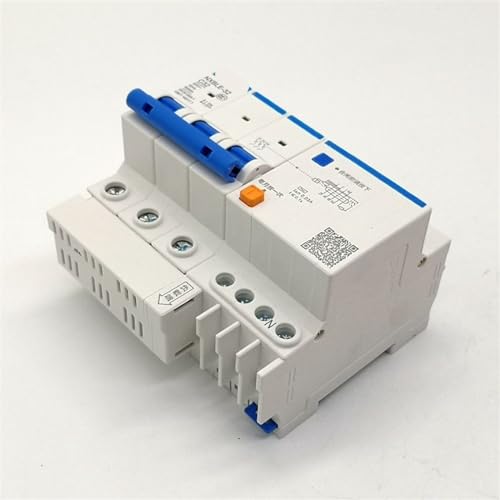 Disjoncteur RCBO 3P+N C10A coupure instantanée 30mA contre fuites courant