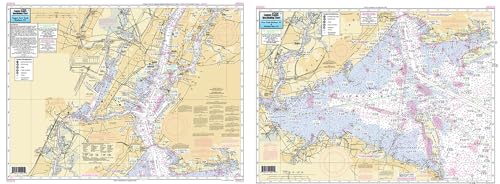 Captain Segull's Sportfishing Chart - New York Harbor/Raritan Bay, NY - Laminated Nautical Fishing Chart