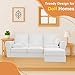 Miniature Dollhouse Couch 1:12 Scale Furniture Modern PLA Sofa for Mini Decor, Lightweight Doll Sofa for Play & Display, Tiny Couch for Dollhouse Living Room, Kids Gift & Collectors Room