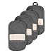 Ritz Royale Collection 100% Cotton Terry Cloth Ritz Mitz, Dual-Function Pot Holder / Oven Mitt Set, 4-Pack, Graphite