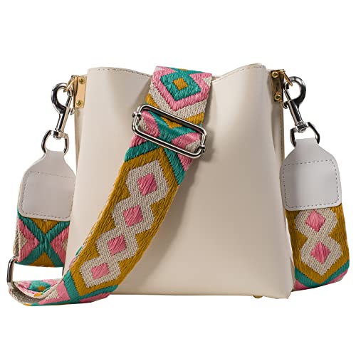 Image of Purse Strap Wide Shoulder Straps, Adjustable Crossbody Bag Strap, Replacement Straps for Women Handbags Canvas(African vioet)