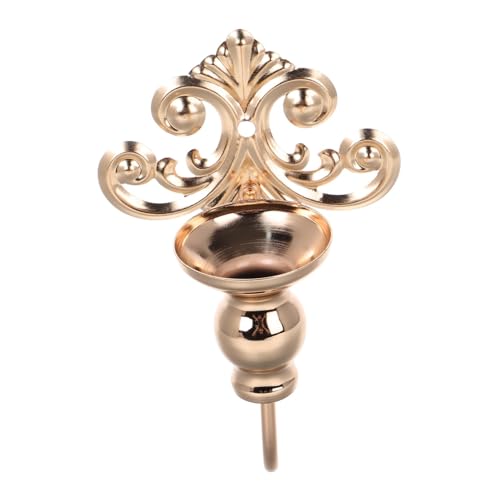 QUMIIRITY da Parete in Battuto Portacandele Decorativo Vintage per Soggiorno da Pranzo e Ufficio Supporto Murale per Candele Classiche