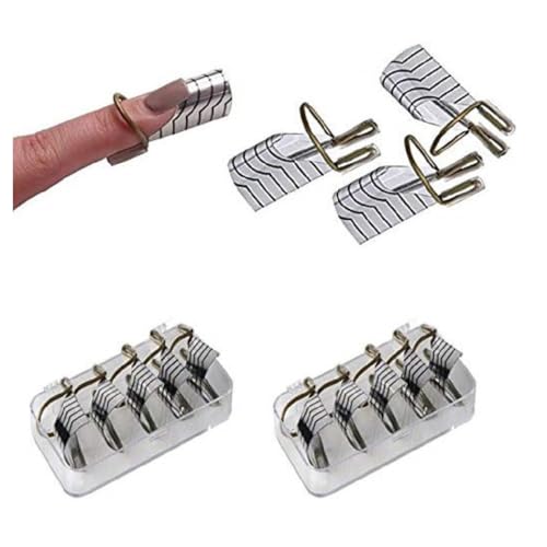 Trade Shop - Cartine Cartina Pl Teflon Allungamento Ricostruzione Unghie Nail Art Riutilizzab