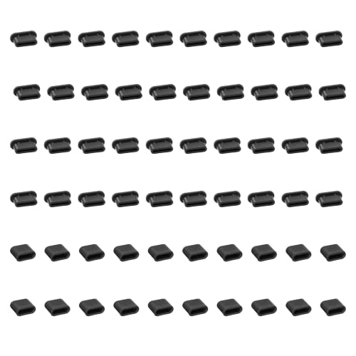 Tapones RJ45 de silicona antipolvo en tres colores para puertos de red ethernet hub x100